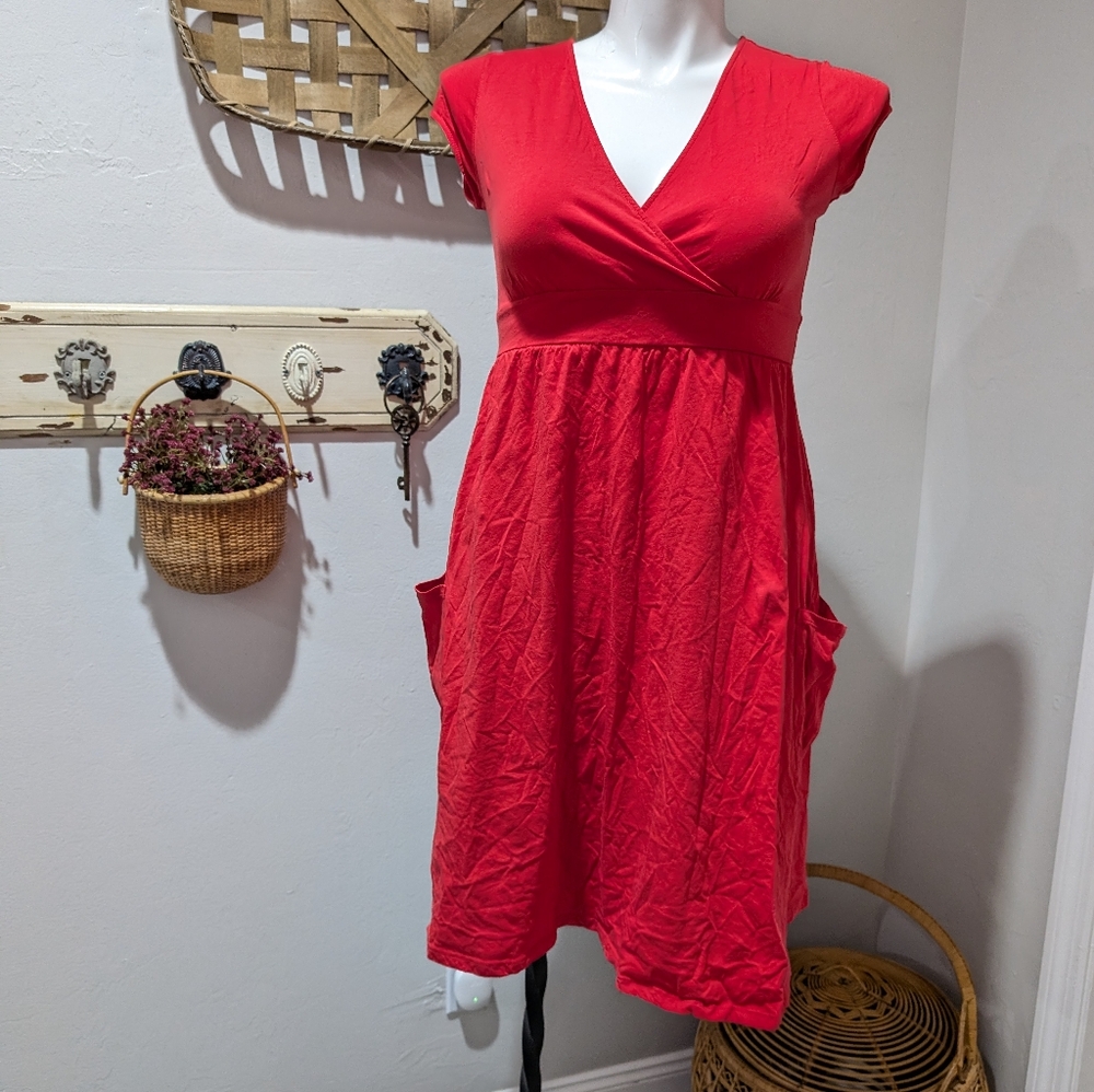 Boden casual cotton dress with pockets‎ size 12